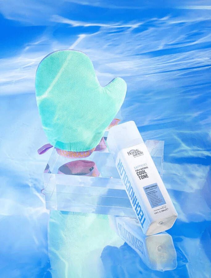 Bondi Sands Self Tanning Foam Technocolor 1 Hour Express Sapphire + Zelfbruiner Handschoen Set
