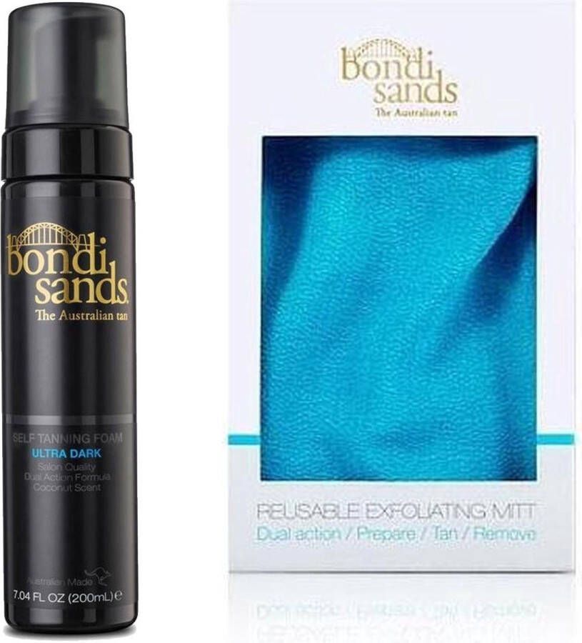 Bondi Sands Self Tanning Foam Ultra Dark en Reusable Exfoliating Mitt