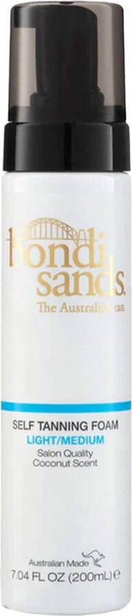 Bondi Sands Self Tanning Foam Zelfbruiner Light Medium 200 ml