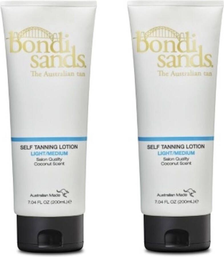 Bondi Sands Self Tanning Lotion Light Medium 2 Pak