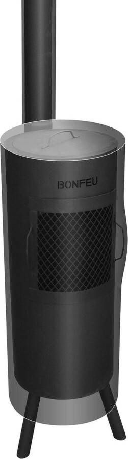 BonFeu Beschermhoes BonTino LP BonGiano LP BonCarré QLP L 78.5 x B 78.5 x H 157 cm PVC Zwart