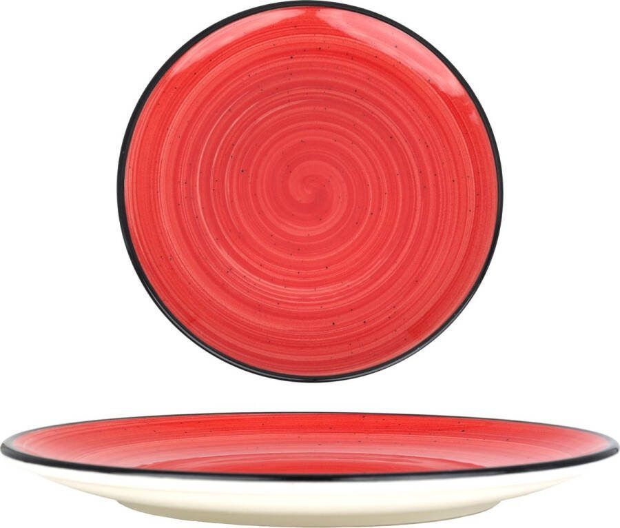 Bonna Dessertbord Aura Passion Porselein 23 cm set van 6