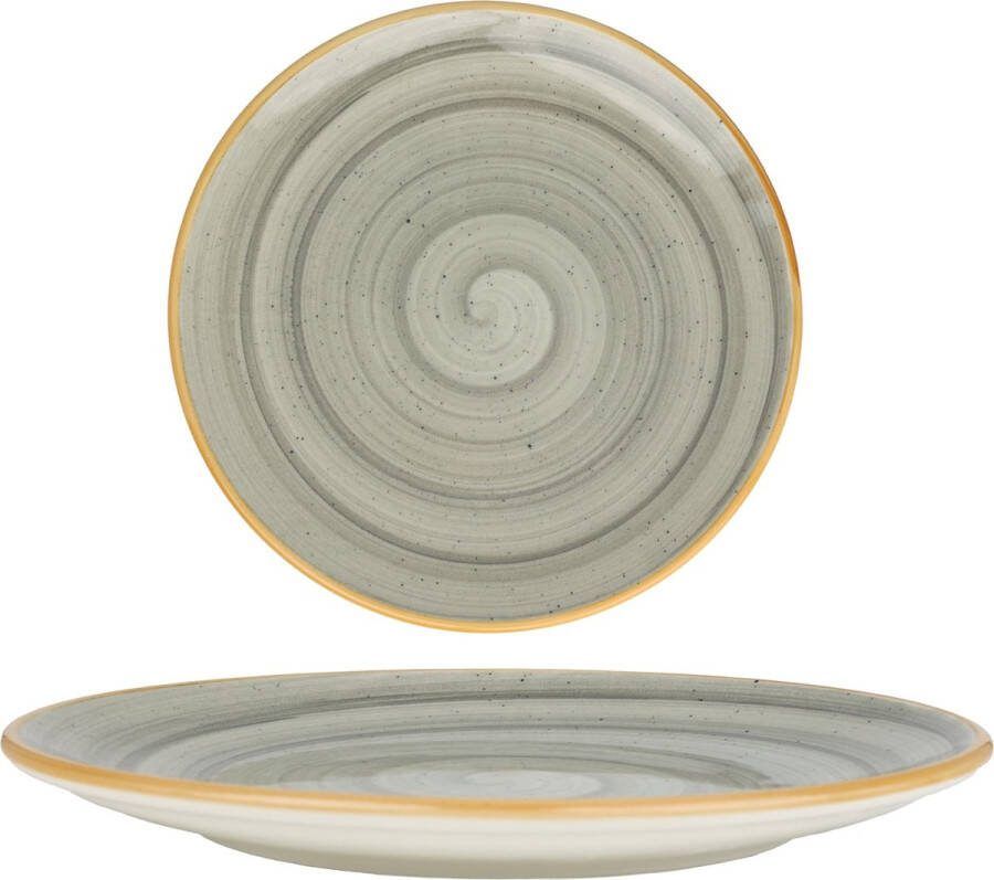 Bonna Dessertbord Aura Space Porselein 23 cm set van 6