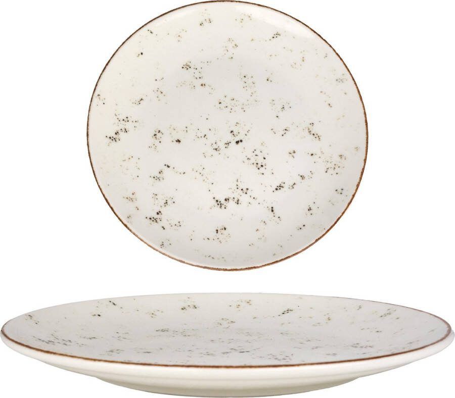 Bonna Dessertbord Grain Porselein 19 cm set van 6