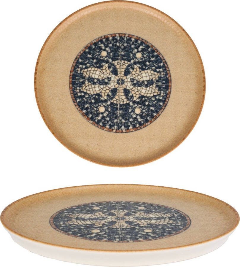 Bonna Dessertbord Mesopotamia Porselein 22 cm set van 6