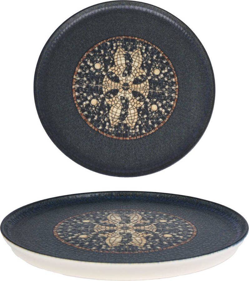 Bonna Dessertbord Mesopotamia Porselein 22 cm set van 6