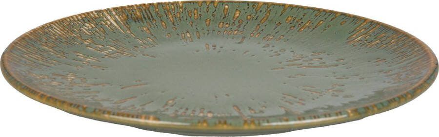 Bonna Dessertbord Sage Snell Porselein 23 cm set van 6