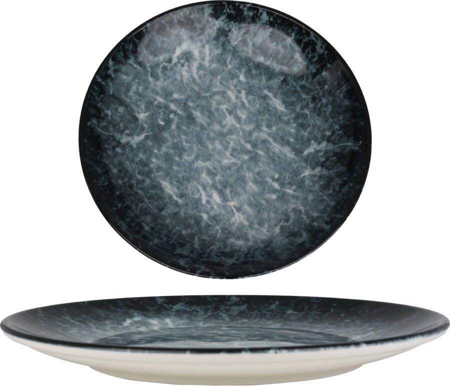 Bonna Dessertbord Sepia Porselein 23 cm set van 6