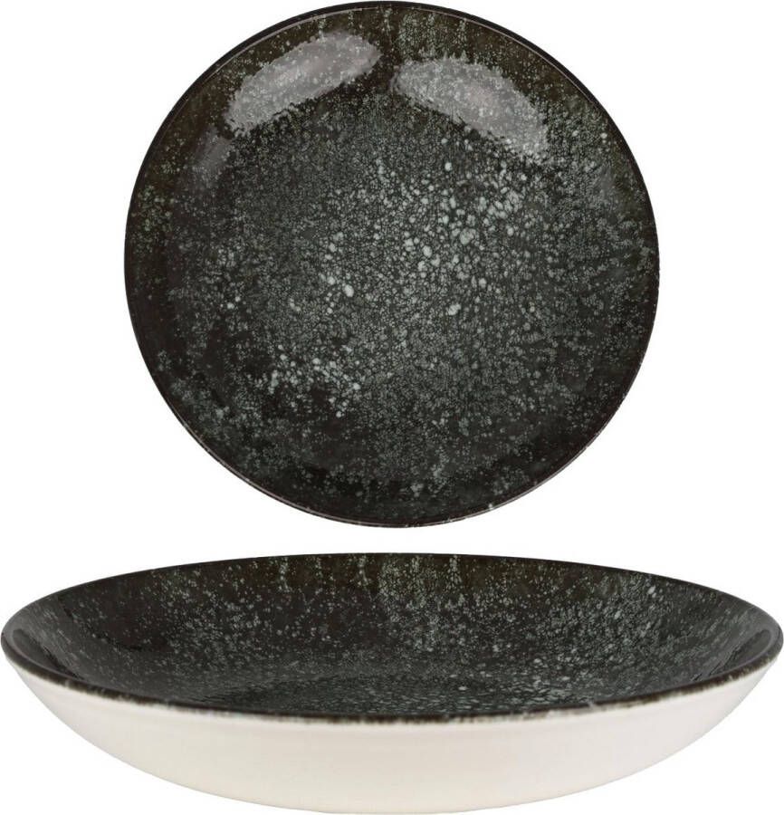 Bonna Diep bord Cosmos Porselein 25 cm (1300cc) set van 6