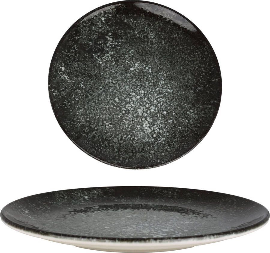 Bonna Dinerbord Cosmos Porselein 25 cm set van 6