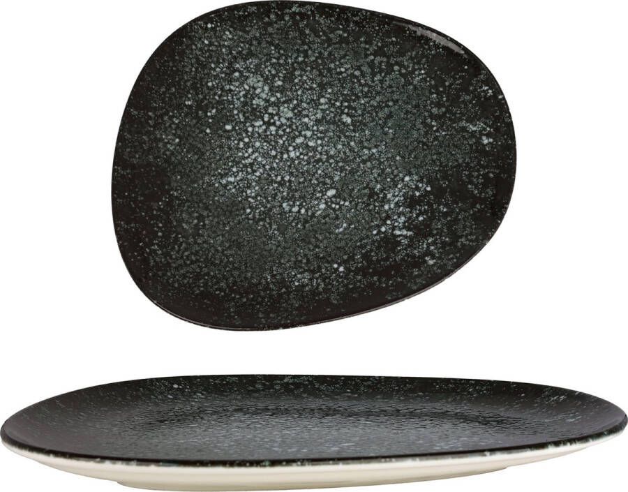 Bonna Dinerbord Cosmos Porselein 33 cm set van 6