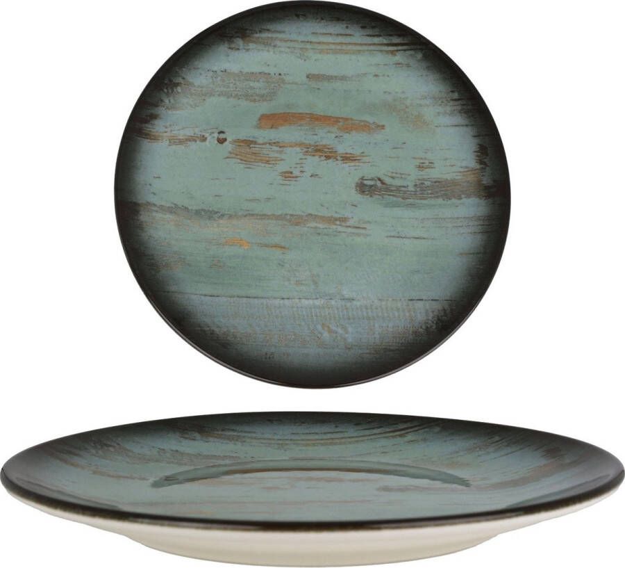 Bonna Dinerbord Madera Porselein 30 cm set van 6