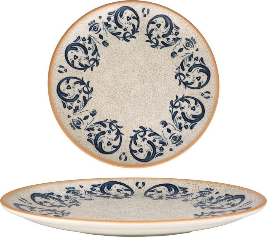 Bonna Dinerbord Viento Porselein 25 cm set van 6