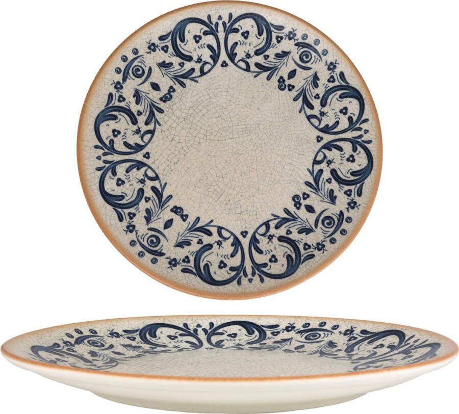 Bonna Dinerbord Viento Porselein 27 cm set van 6