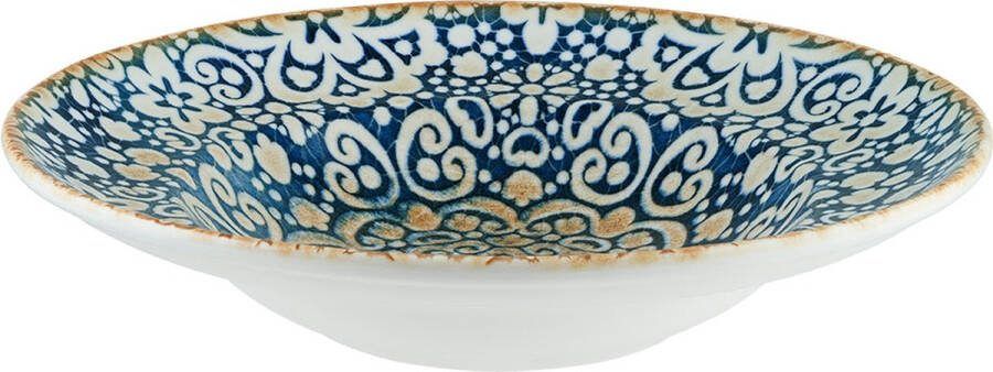 Bonna Pastabord Alhambra Porselein 24 cm (400cc) set van 2