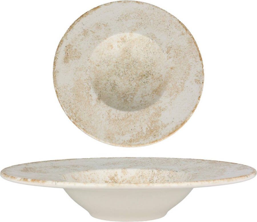 Bonna Pastabord Nacrous Porselein 28 cm (400cc) set van 2