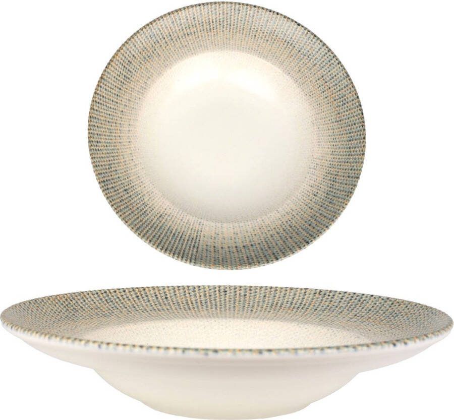 Bonna Pastabord Sway Porselein 27 cm (450cc) set van 2