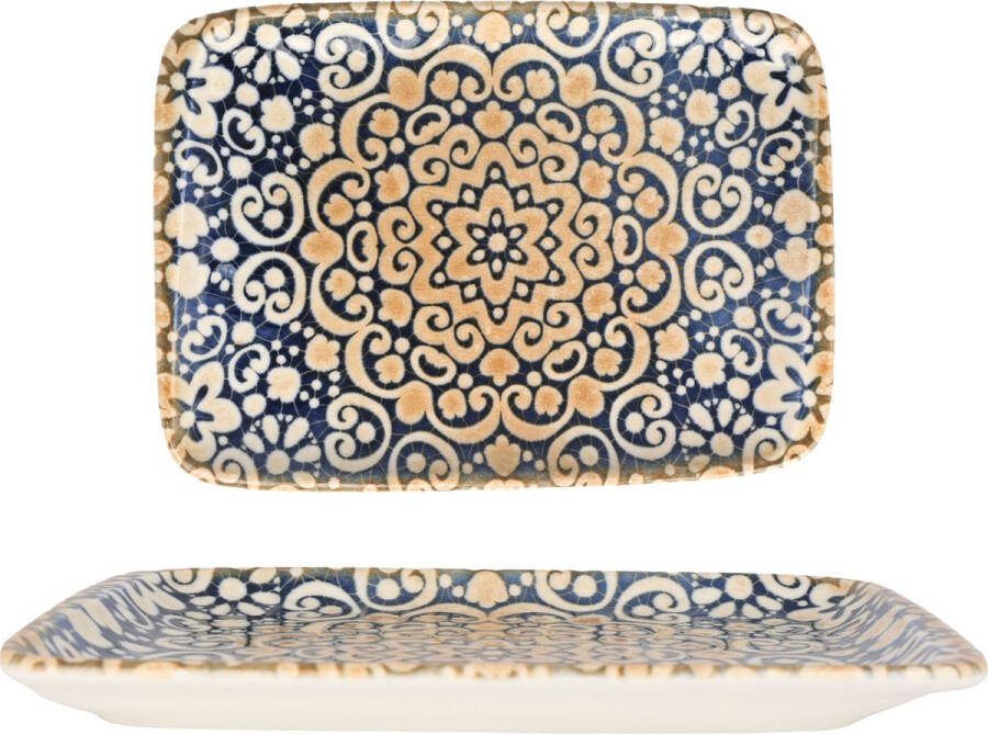 Bonna Serveerschaal Alhambra Porselein 23x16 cm set van 2