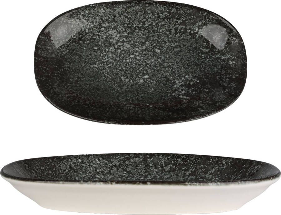 Bonna Serveerschaal Cosmos Porselein 24x14 cm set van 2