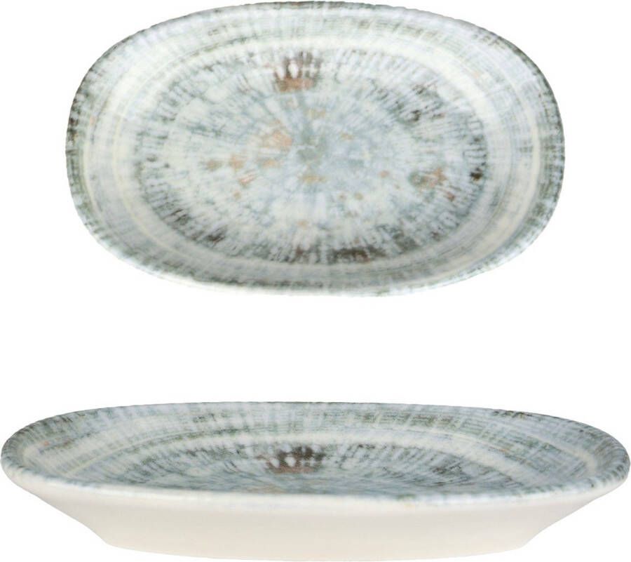 Bonna Serveerschaal Odette Porselein 15x8.5 cm set van 2
