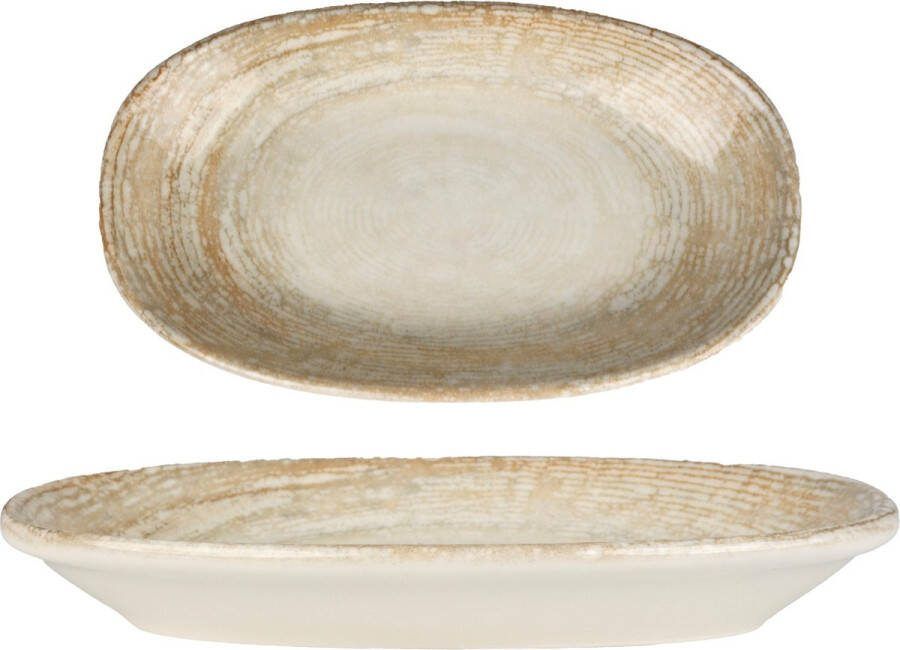 Bonna Serveerschaal Patera Porselein 19x11 cm set van 2