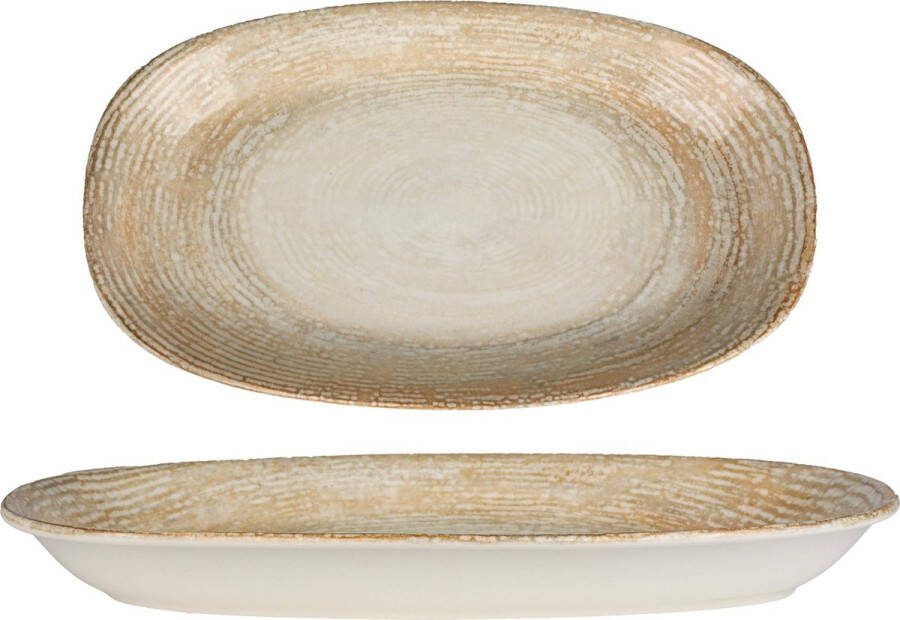 Bonna Serveerschaal Patera Porselein 29x17 cm set van 2