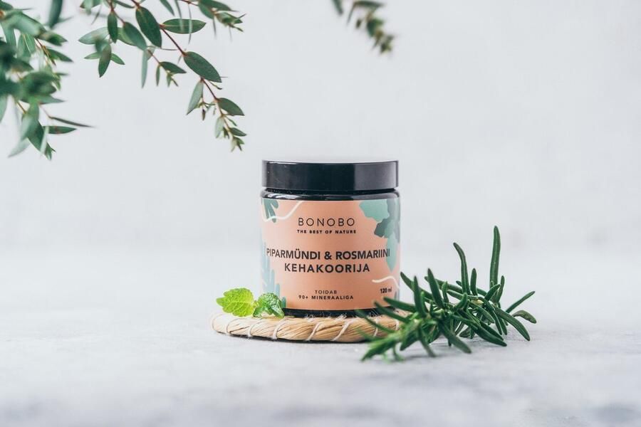 BONOBO Body Scrub — Peppermint and Rosemary