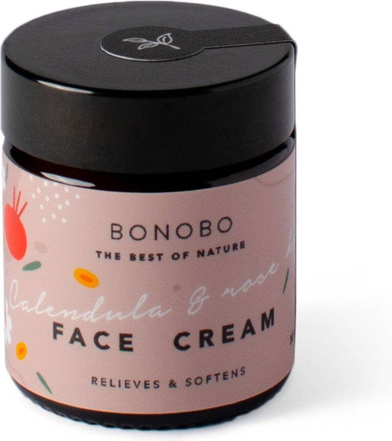 BONOBO Calendula & Rosehip Face Cream Relieves & Softens 30ml