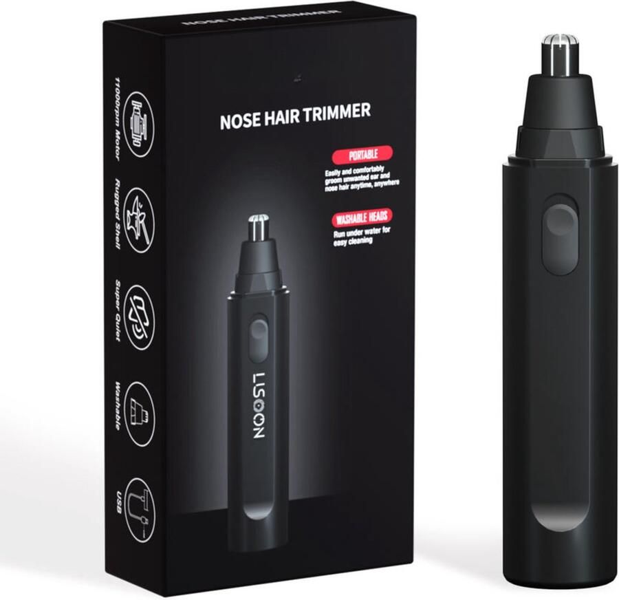 BonusStar Neustrimmer Mannen en Vrouwen Oortrimmer USB Oplaadbaar Multifunctioneel Neushaartrimmer