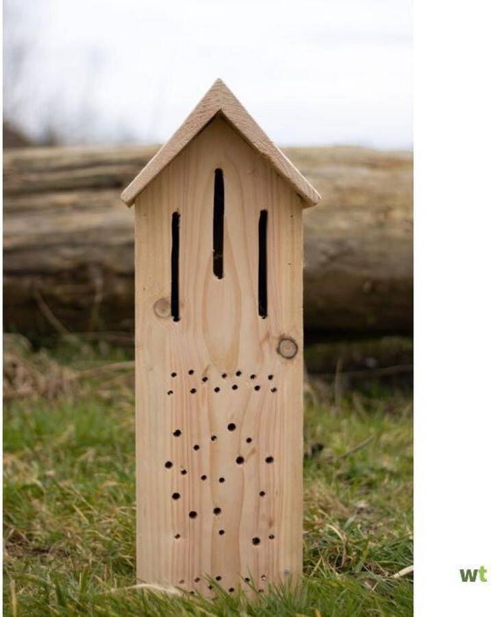 Boomstijl Insectenhotel de Zijdevlinder 20x20x60 cm