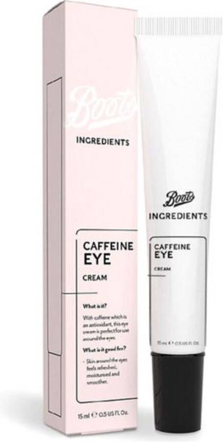 BOOTS Ingredients Caffeine Eye Cream