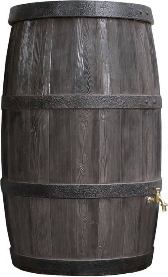BOOXIES Eiken Regenton 500 liter Designer Houtlook