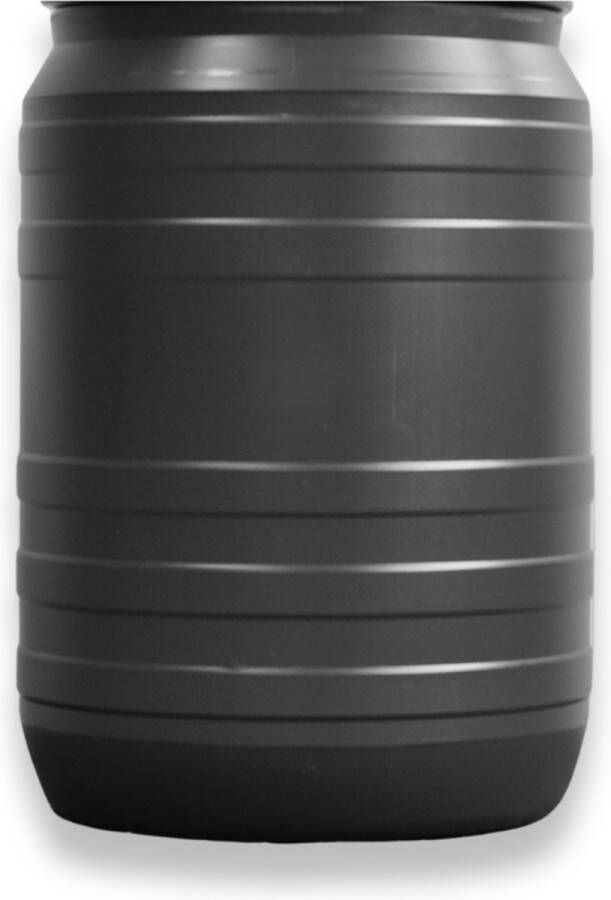 BOOXIES Regenton 180 liter Grijs Water opvangen zonder met Regenpijp Bewatering