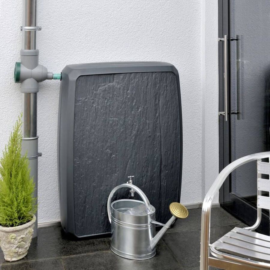 BOOXIES SlateStone Regenton 250 liter Antraciet