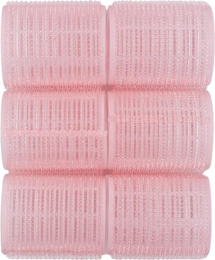 Boozyshop Krulspelden Haarrollers en haarklemmen Haarkruller Haar rollers Krullen zonder hitte Heatless Curls Krullers Kleefrollers haar Rollers Zelfklevend Hair Rollers & Clips 6 pc