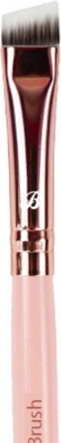 Boozyshop Wenkbrauw Kwast Pink & Rose Gold Brow Liner Brush Voor het natuurlijk aanbrengen van jouw wenkbrauwen Make-up Kwasten Hoge kwaliteit Wenkbrauwkwast