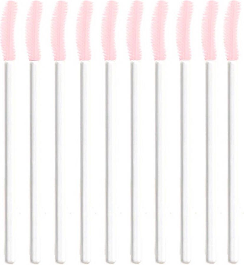 Boozyshop Wimperborsteltjes Mascara borsteltjes Ook te gebruiken als wenkbrauw borstel Wegwerp 10 stuks Disposable Curling Mascara Wands 10 pc