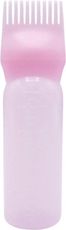 Boozyshop Haar olie applicator Haargroei stimuleren Geschikt voor Haarolie Hair Oil Applicator Applicatiefles Roze