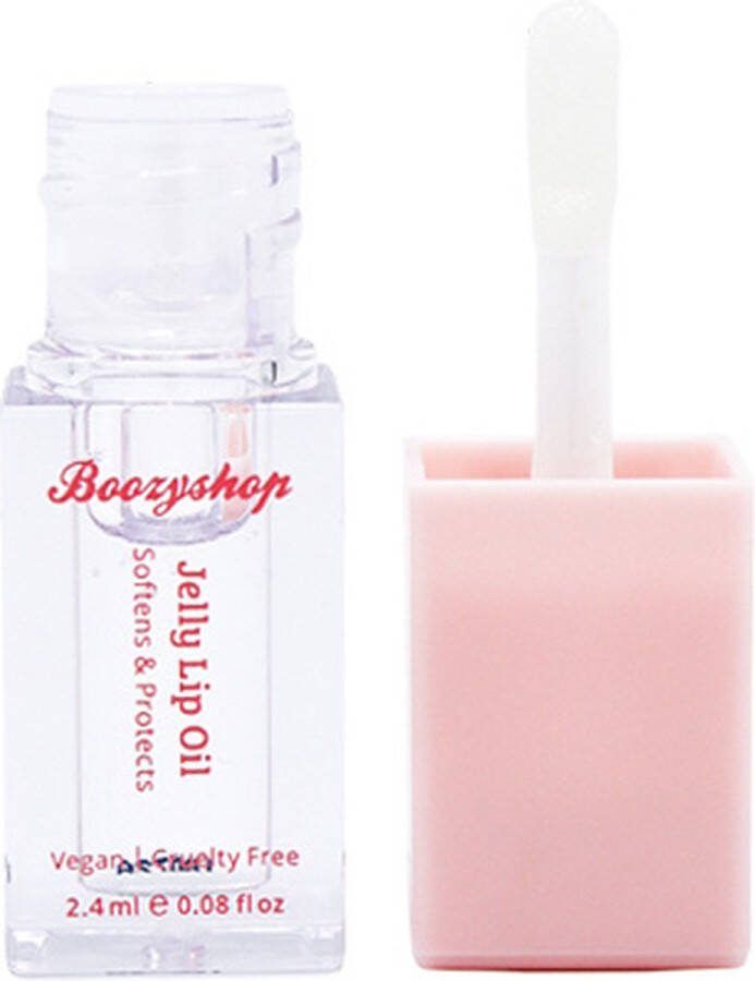Boozyshop Jelly Lip Oil Lip Olie Transparant Ook geschikt voor over Lipstick Hydraterende Lip Oil Verzorgende en Zachte Lippen Vegan Lipoil