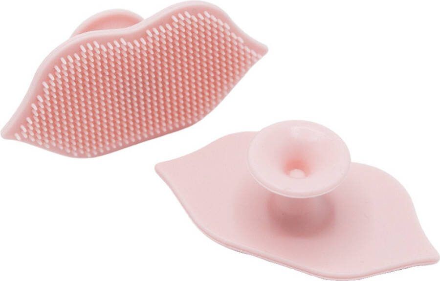 Boozyshop Lip Scrub Lip Brush Lipscrub borstel Lip Exfoliator Zijdezachte en gladde lippen Verwijdert dode huidcellen Compact formaat Lip Scrub Brush Roze