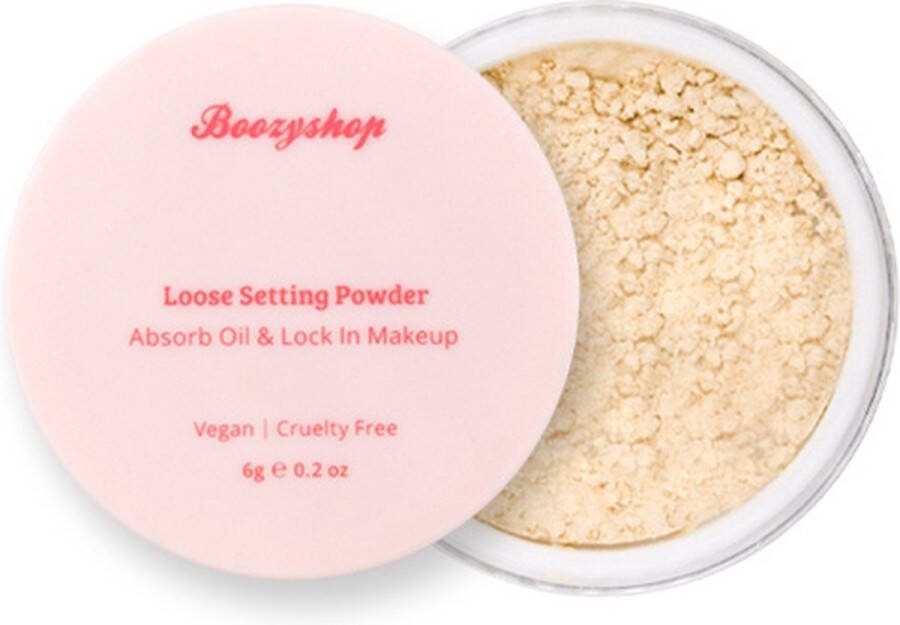 Boozyshop Loose Setting Powder Banana powder Fixing powder Gezichtspoeder Setting powder Loose powder Setting poeder Matte finish Vegan