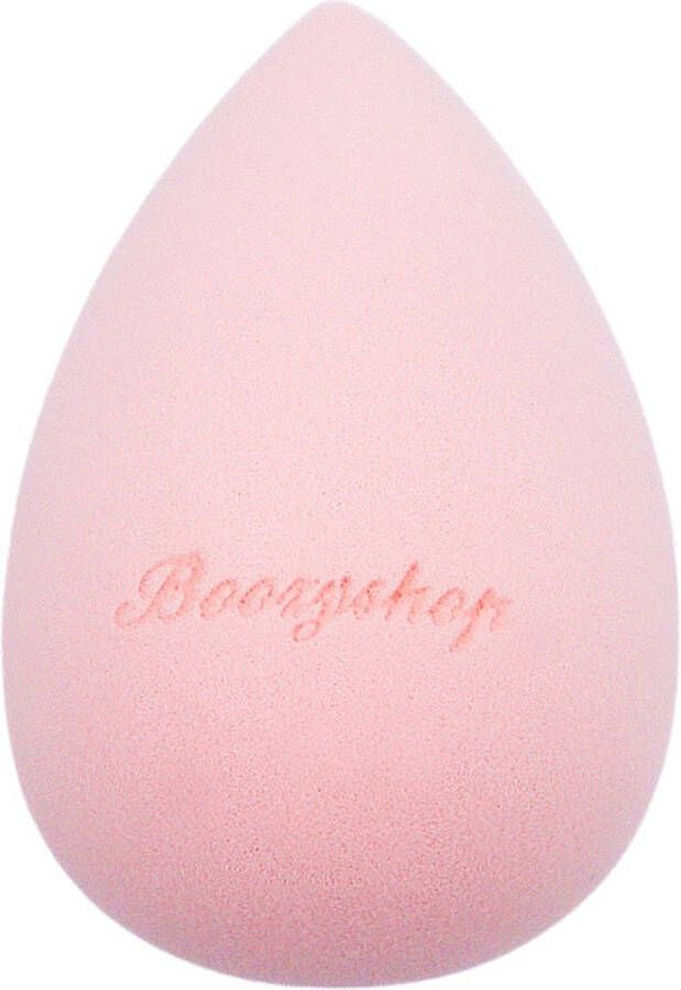 Boozyshop Make up Spons Beauty Blender Lichtroze Blending Sponge Make up applicator Latexvrij