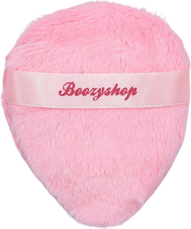 Boozyshop Airbrush Powder Puff Powder puff driehoek Poederdons Make up sponsje Triangle Roze