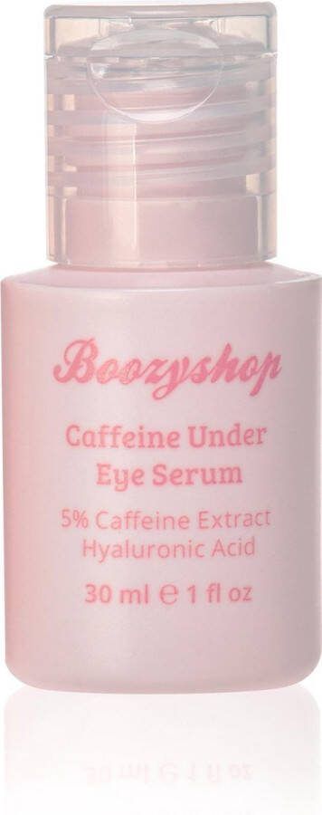 Boozyshop Oogserum Oogcreme Vermindert donkere kringen en fijne lijntjes 5% Caffeine Under Eye Serum Vegan 30 ml