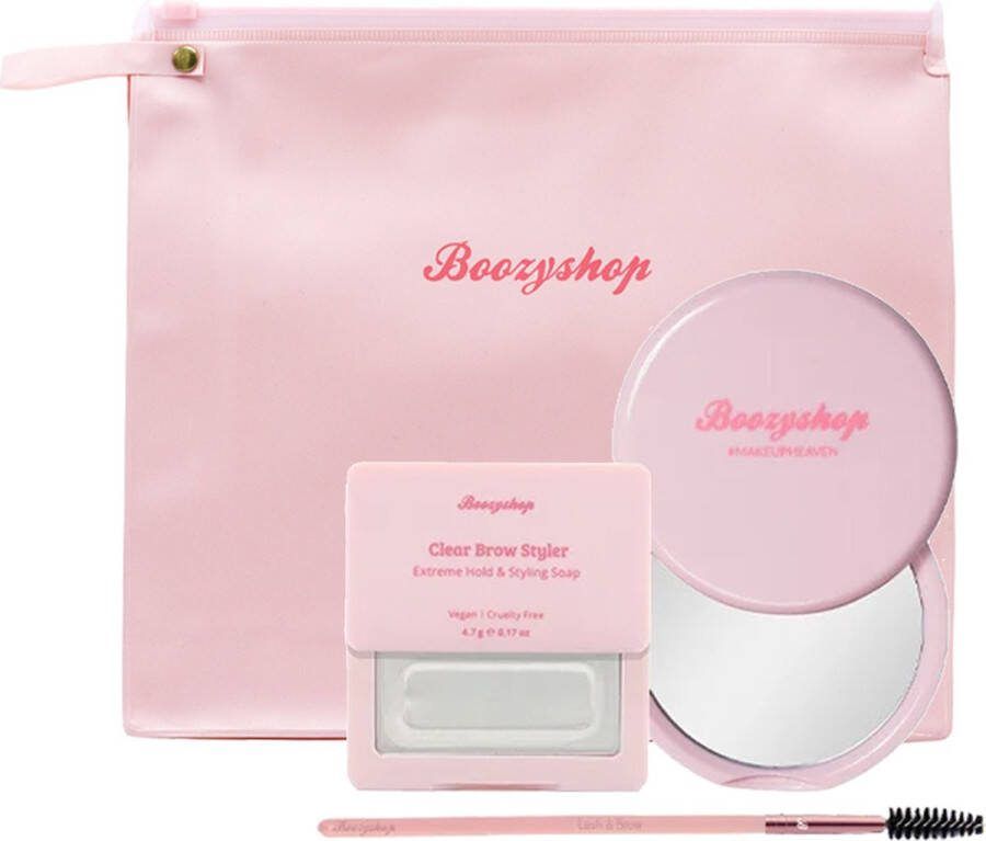 Boozyshop Brow Lamination Kit Brow Soap Incl. wenkbrauw borstel Wenkbrauw gel Perfect Brow Set Transparant