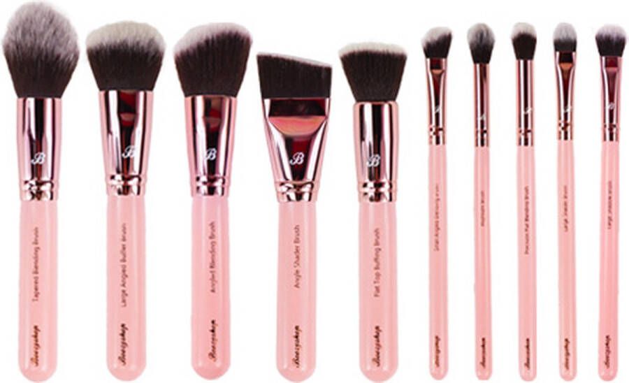 Boozyshop Pink & Rose Gold 10 pc. Sculpt & Contour Set