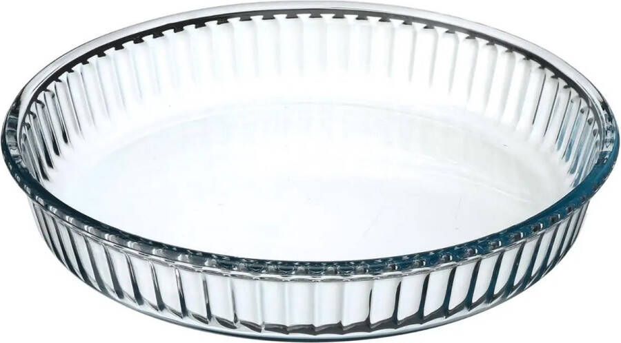 Secret de Gourmet Ovenschaal rond Transparant Glas Diameter 26 cm Ovenschalen