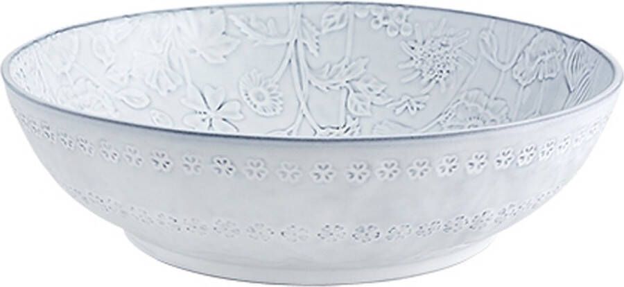 Bordallo Pinheiro saladeschaal Flora antique white