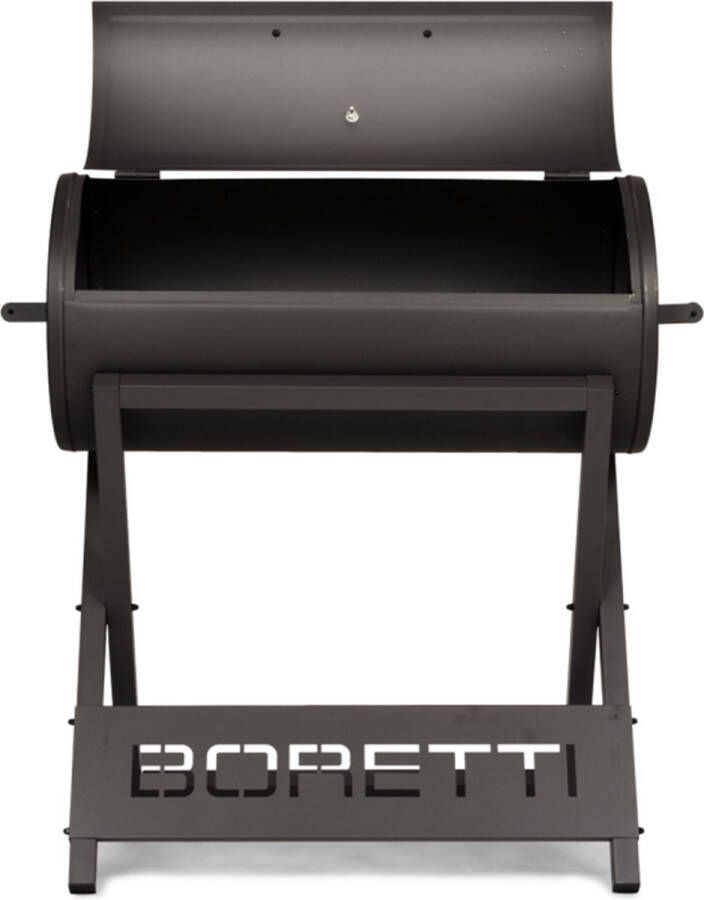 Boretti Barilo Houtskool Barbecue Grilloppervlak (LxB) 84 x 41 cm Inclusief Thermometer Antraciet