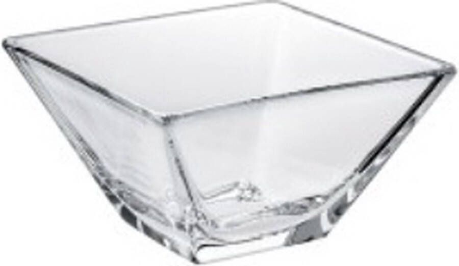 Coppens Borgonovo schaal modi 14 x 14 cm 55 cl transparant glas